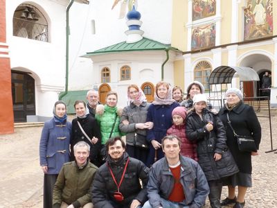 Паломническая поездка общин "Педагог" и "Отрок" в Псково-Печерский монастырь